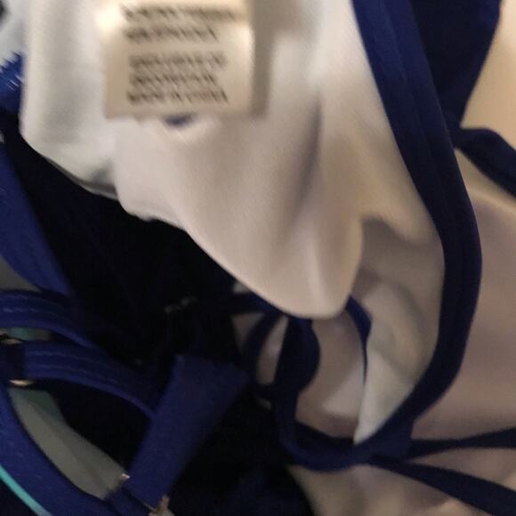 NWT Bow-not Rainbow Stripe Double Strap Tankini Set Swimsuit - Picture 9 of 10